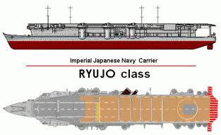Fujimi 43089  RYUJO Japanese aircraft carrier