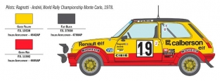Italeri 3652 Renault R5 Alpine Rally