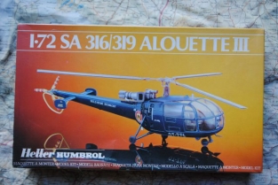 Heller 80225 SA 316/319 ALOUETTE III Belgian Navy