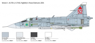 Italeri 2785 SAAB JA 37 / AJ 37 Viggen