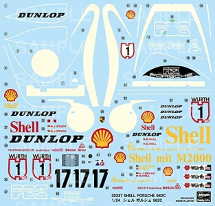 Hasegawa 20337 SHELL PORSCHE 962C