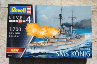 Revell 05157 SMS KÖNIG WWI German Battleship