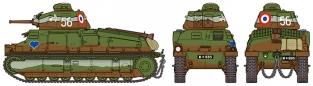 Tamiya 35344 SOMUA S35 French Medium Tank