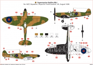 Airfix A02010  SUPERMARINE SPITFIRE Mk.I / Mk.IIa