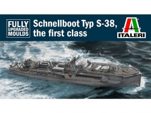 Italeri 5620 Schnellboot Typ S-38 armed with 4.0 cm Flak 28 'Bofors'