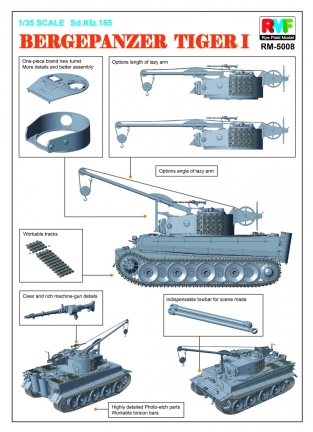 RM-5008 Sd.kfz.185 BERGEPANZER TIGER I