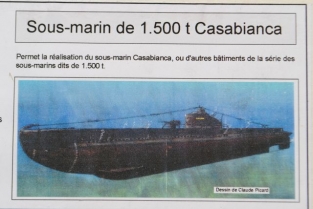 L'A700-03 Sous-marin de 1.500 t Casabianca