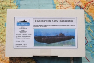 L'A700-03 Sous-marin de 1.500 t Casabianca