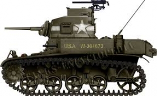 AC70073 Stuart M3 Army Tank