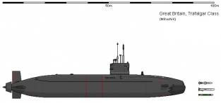 Airfix A50021  Trafalgar Class Submarine