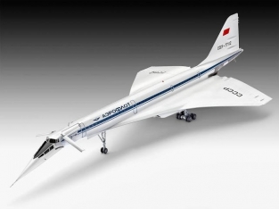 Revell 04871  Tupolev Tu-144D Supersonic Passenger Aircraft