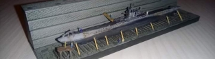 FH710010 U-BOAT TYPE VII B with DOCK