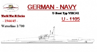 WL-G-116 U-Boot Typ VIIC/41 U-1105 -1944/45-