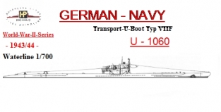 WL-G-119 U-Boot Typ VIIF U-1060 Transport -1943/44-