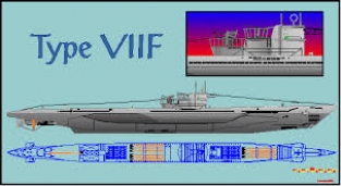 WL-G-119 U-Boot Typ VIIF U-1060 Transport -1943/44-