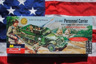 Monogram 85-0035 U.S.Army Personnel Carrier M3A1 Combat Zone Armored Vehicle