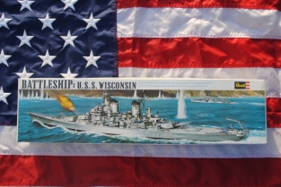 Revell H-352 U.S.S. WISCONSIN BB-64 US Navy Battleship