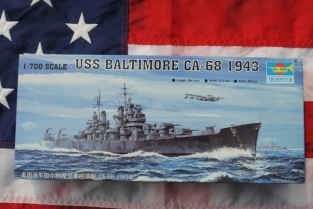 Trumpeter 05724 USS BALTIMORE CA-68 1943 US Navy Cruiser