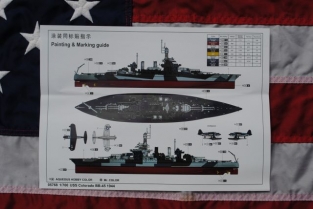 Trumpeter 05768 USS Colorado BB-45 1944 US Navy Battleship