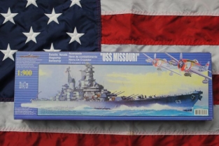 DF-013 USS MISSOURI US Navy Battleship 1:900