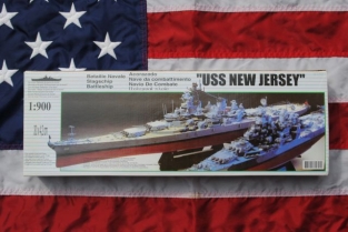 DF-012 USS NEW JERSEY US Navy Battleship 1:900