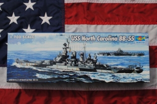 Trumpeter 05734USS North Carolina BB-55 US Navy Battleship