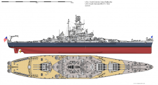 Hasegawa 49119  USS SOUTH DAKOTA