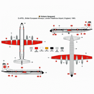 Airfix A03171  VICKERS VANGUARD