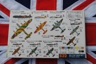 S32 WWII Royal Air Force Wings Set 1