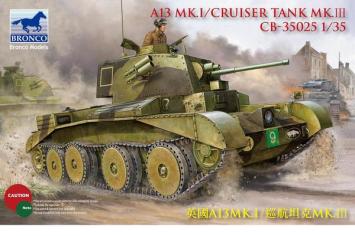 Bronco CB35025 A13 Mk I/Cruiser Tank Mk III 'Battle of France 1940'