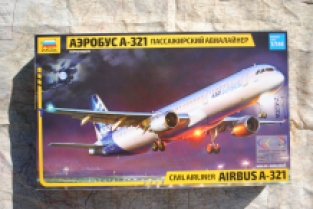Zvezda 7017 AIRBUS A-321 Civil Airliner