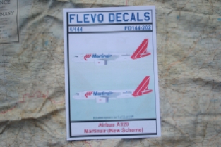Flevo Decals FD144-202 Airbus A320 Martinair