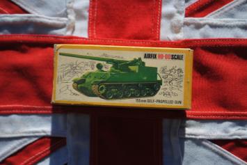 Airfix HO-00 Scale 1654 155mm Self-Propelled Gun