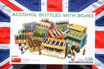 MiniArt 35665 Alcohol Bottles With Boxes
