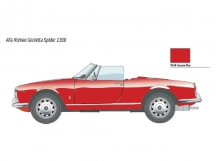 Italeri 3653 Alfa Romeo Giulietta Spider 1300