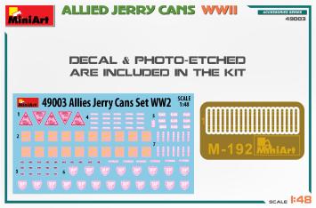 MiniArt 49003 ALLIED JERRY CANS WW2