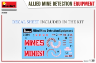 Mini Art 35390 Allied Mine Detection Equipment