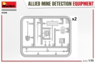 Mini Art 35390 Allied Mine Detection Equipment