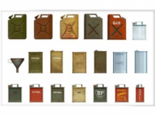 Mini Art 35587 ALLIES JERRY CANS SET WW2