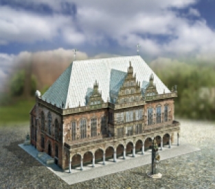 Schreiber-Bogen kartonmodellbau 720 Bremen Old Town Hall