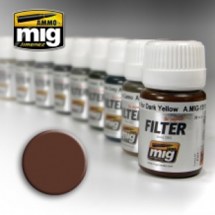 Ammo by Mig Jimenez - A.MIG-1500 Filter - Brown For White - 35ml