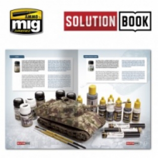 AMMO by MIG Jimenez A.MIG-6503 Solution Book HOW TO PAINT WWII GERMAN LATE