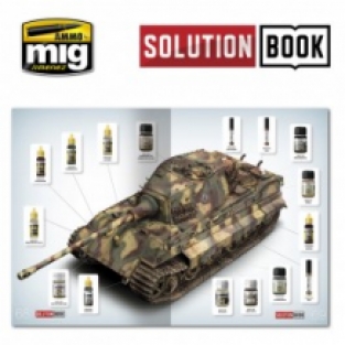 AMMO by MIG Jimenez A.MIG-6503 Solution Book HOW TO PAINT WWII GERMAN LATE