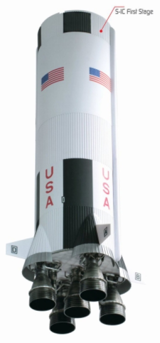 Dragon 50388 Apollo II SATURN V