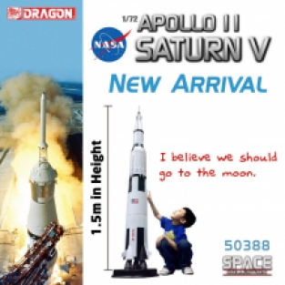 Dragon 50388 Apollo II SATURN V