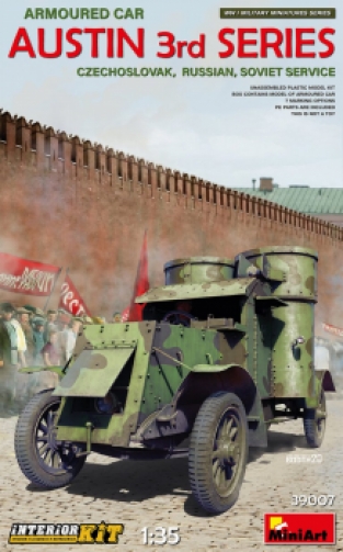 Mini Art 39007 Armoured Car AUSTIN 3rd SERIES 'Czechoslovak, Russian and Soviet Servies'