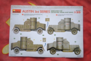 Mini Art 39007 Armoured Car AUSTIN 3rd SERIES 'Czechoslovak, Russian and Soviet Servies'