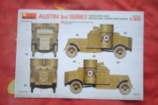 Mini Art 39007 Armoured Car AUSTIN 3rd SERIES 'Czechoslovak, Russian and Soviet Servies'