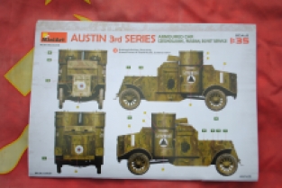 Mini Art 39007 Armoured Car AUSTIN 3rd SERIES 'Czechoslovak, Russian and Soviet Servies'