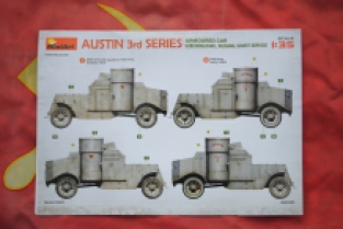 Mini Art 39007 Armoured Car AUSTIN 3rd SERIES 'Czechoslovak, Russian and Soviet Servies'